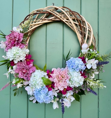 Dahlia Wreath